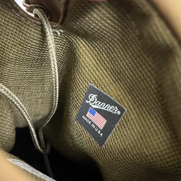 Danner Speed Lacer Mens 13.5 Beige Military Gore-Tex Vibram Waterproof Shoes - Picture 7 of 8